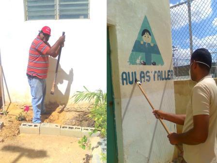 ACTIVADORES CULTURALES DE ABRIENDO CAMINOS PARTICIPARON EN JORNADA DE TRABAJO COMUNITARIO EN EL SAL&Oacute;N PARROQUIAL POR LA CASA DE LA CULTURA EL CARD&Oacute;N.